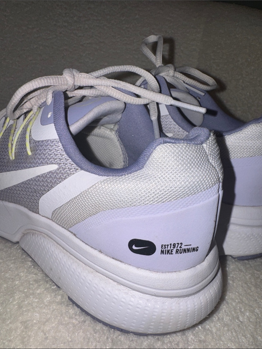 Nike Zoom Span Women's Gray & Lilac Running Sneakers - Picture 6 of 10